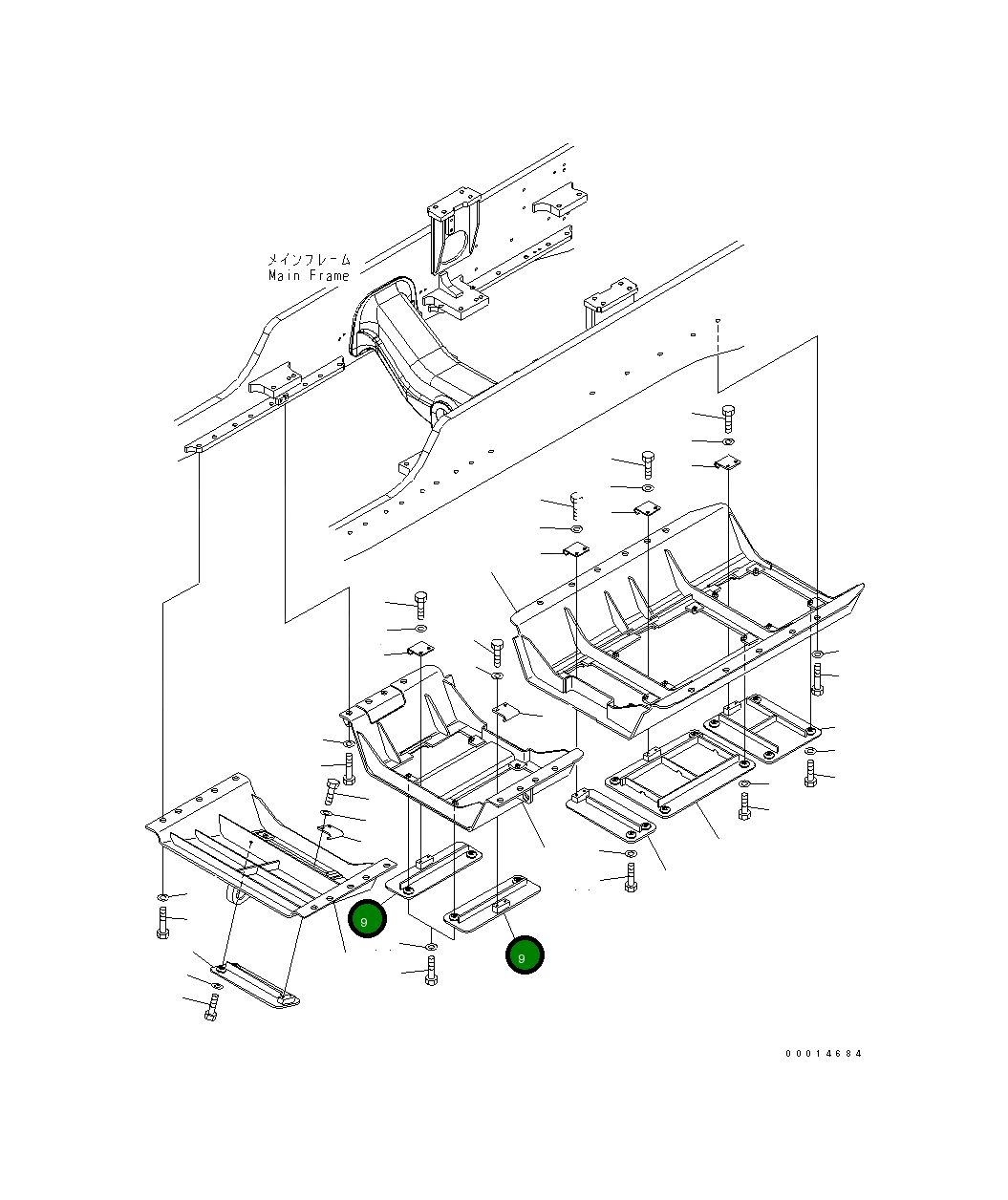 Крышка 154-54-76340  Komatsu