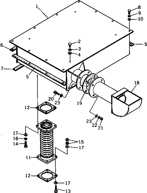 Болт DY00191-10030  Komatsu