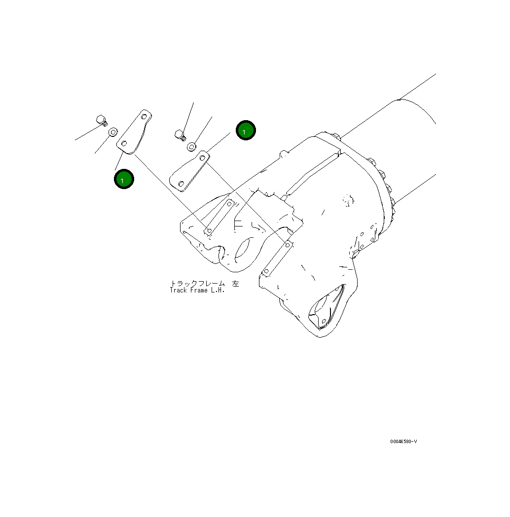 Крышка 195-30-68840 Komatsu