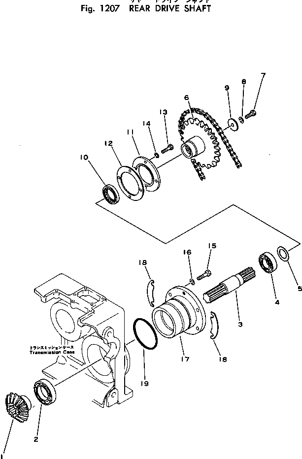 Болт 01010-01035 Komatsu