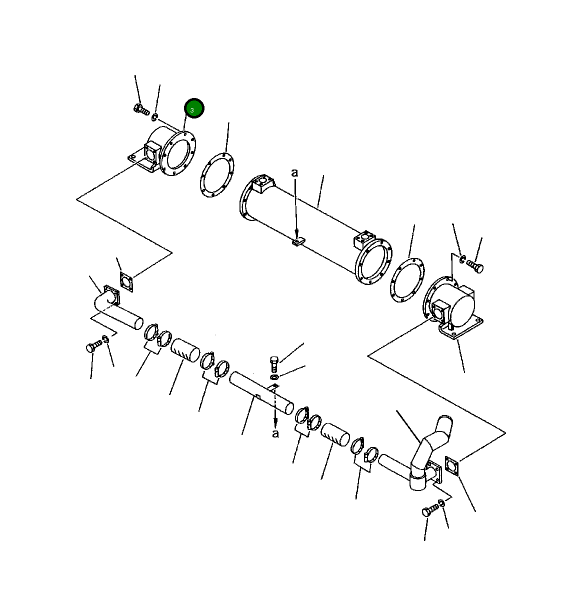 Крышка 427-03-14340 Komatsu