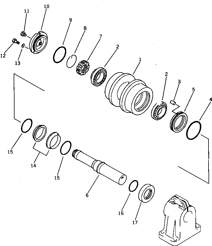 Кольцо 198-30-35120 Komatsu