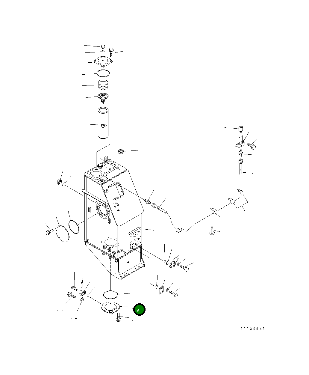 Крышка 426-60-25150  Komatsu