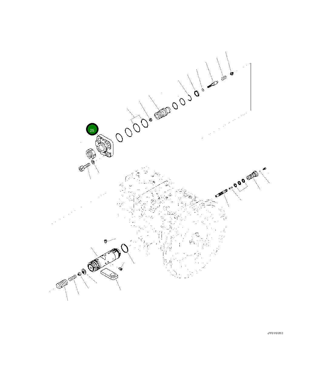 Крышка 708-2G-14680 Komatsu