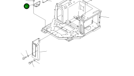 Крышка 154-54-42190 Komatsu