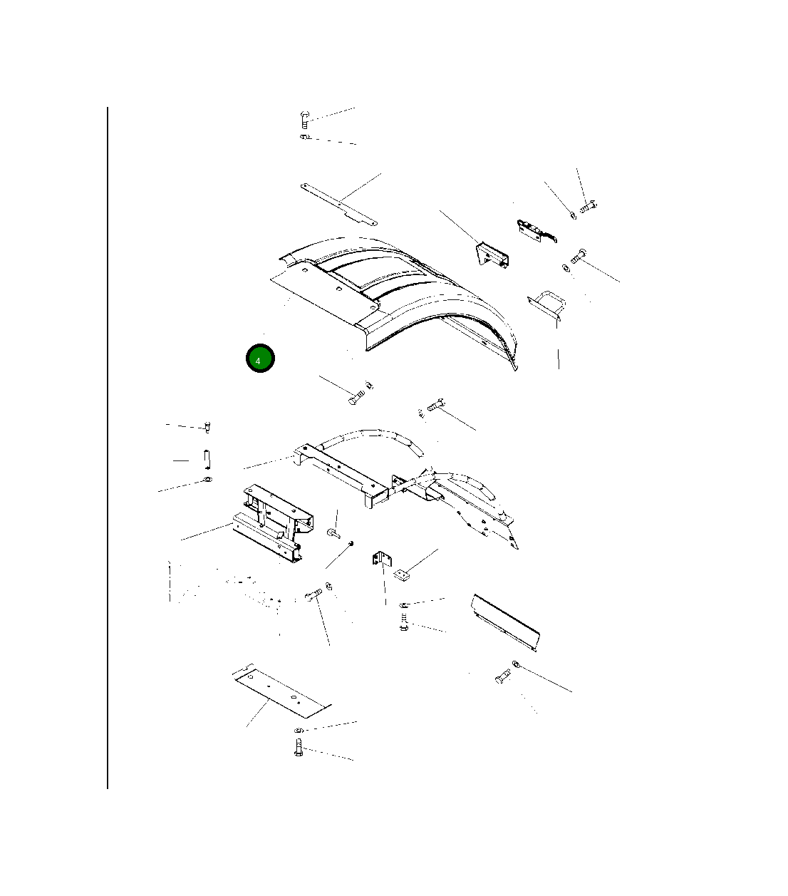 Крышка 421-54-64541 Komatsu