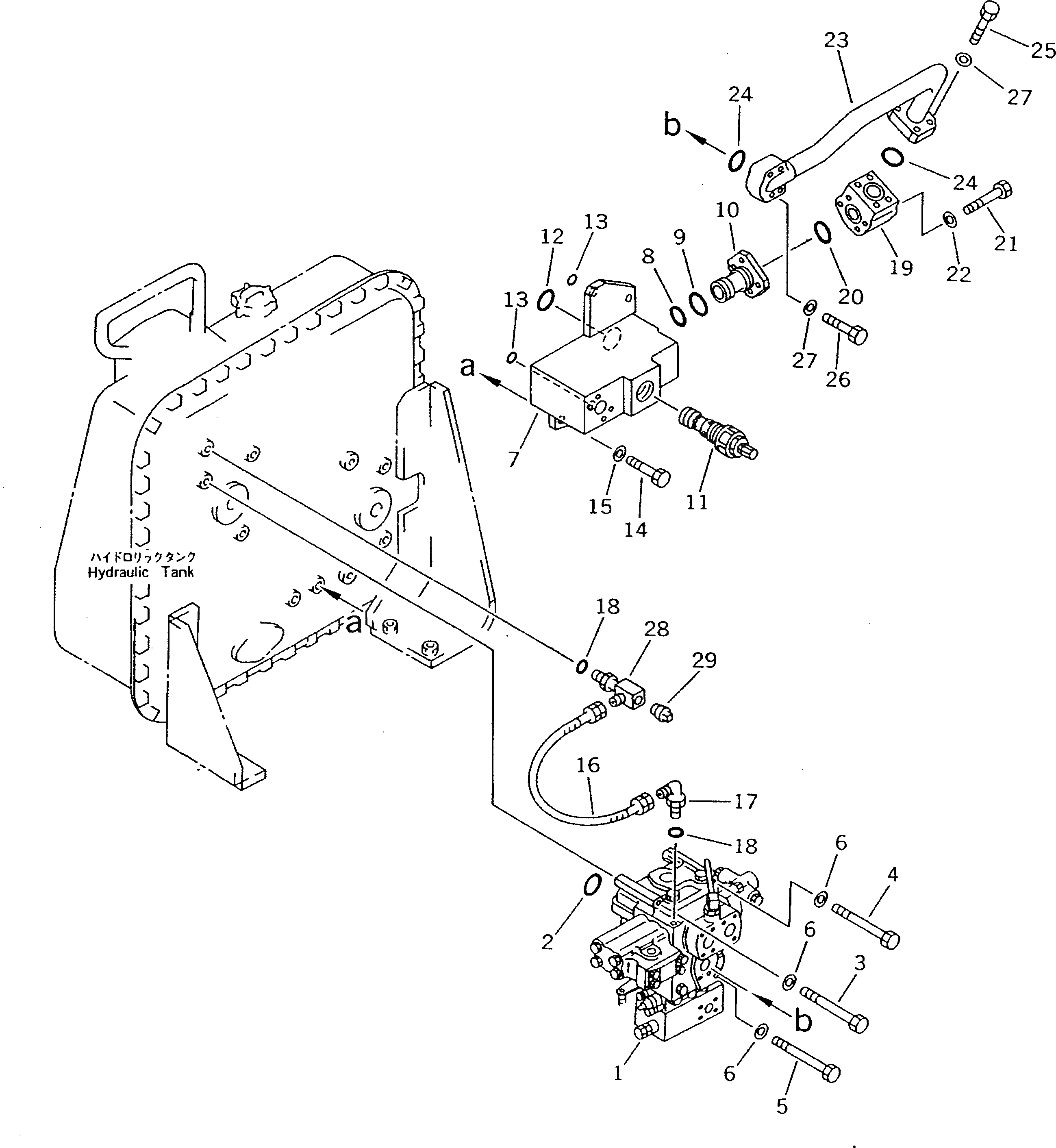 Болт 07372-51040  Komatsu