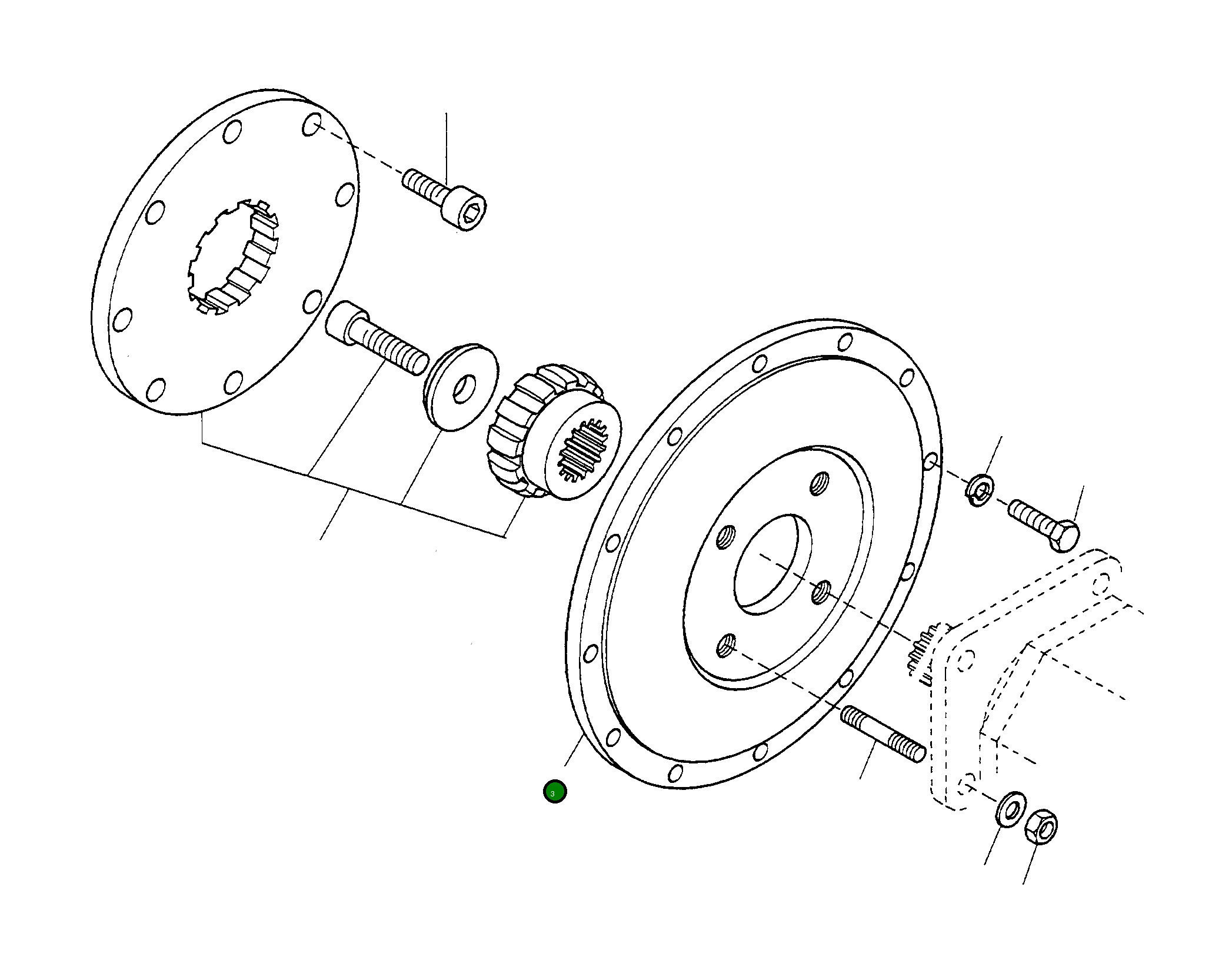 Крышка 4227230M1  Komatsu