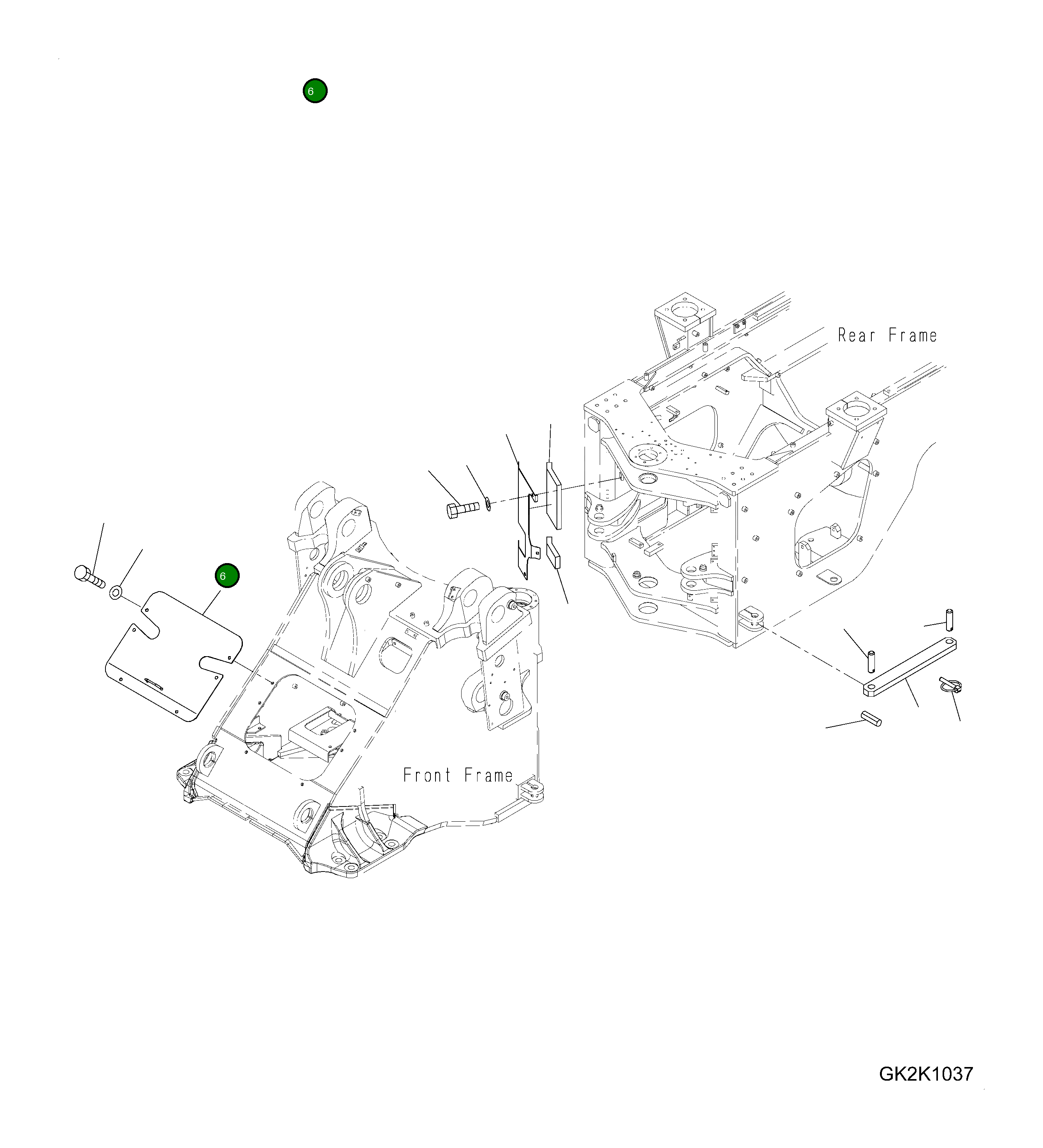 Крышка 423-877-3431 Komatsu