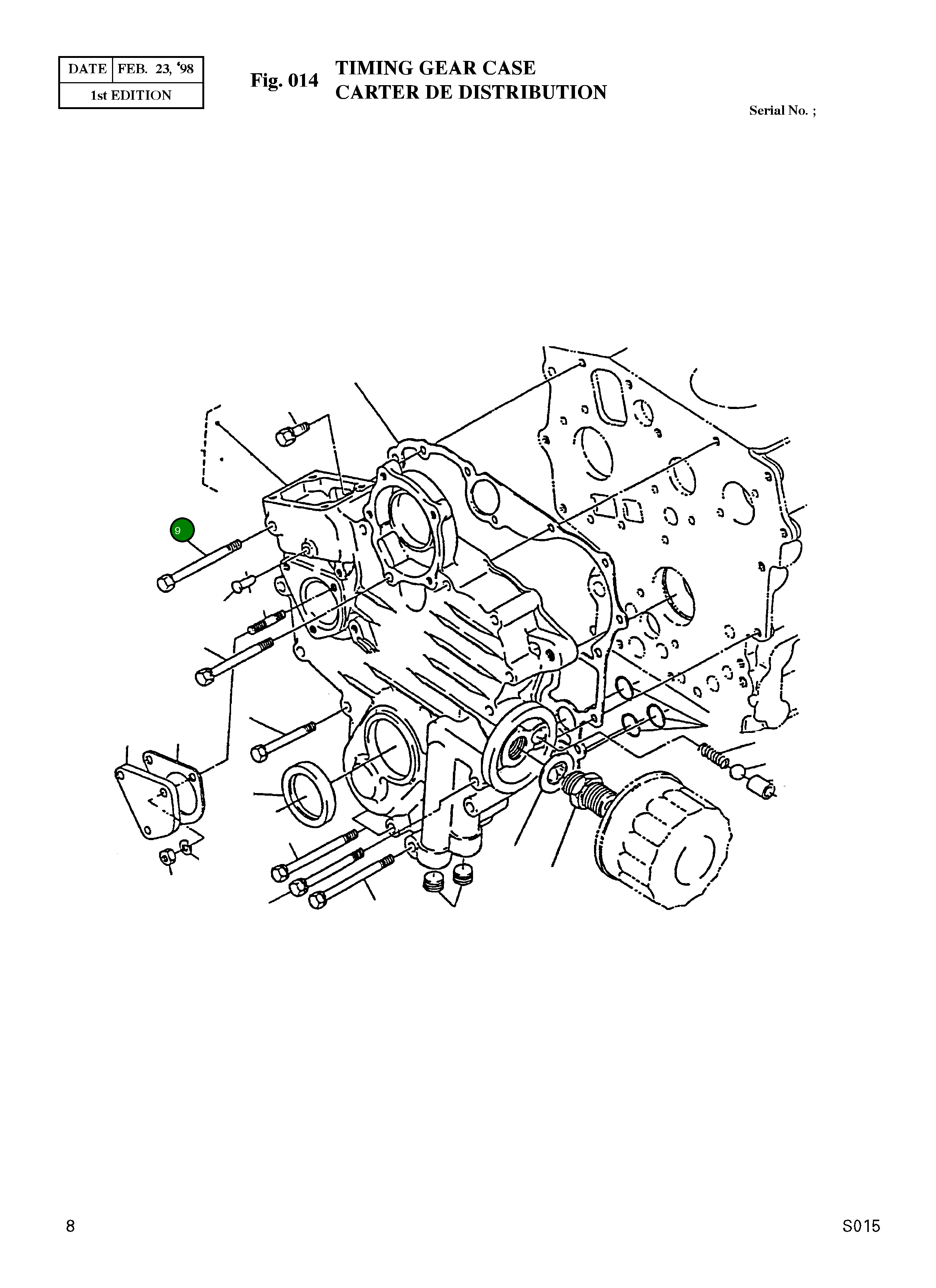 Болт 01023-50670 Komatsu