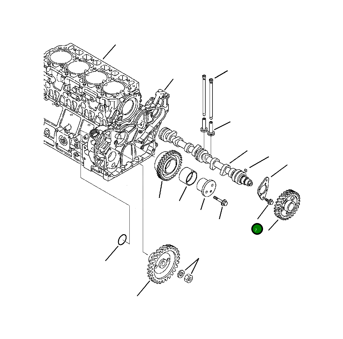Болт YM261060-80142 Komatsu