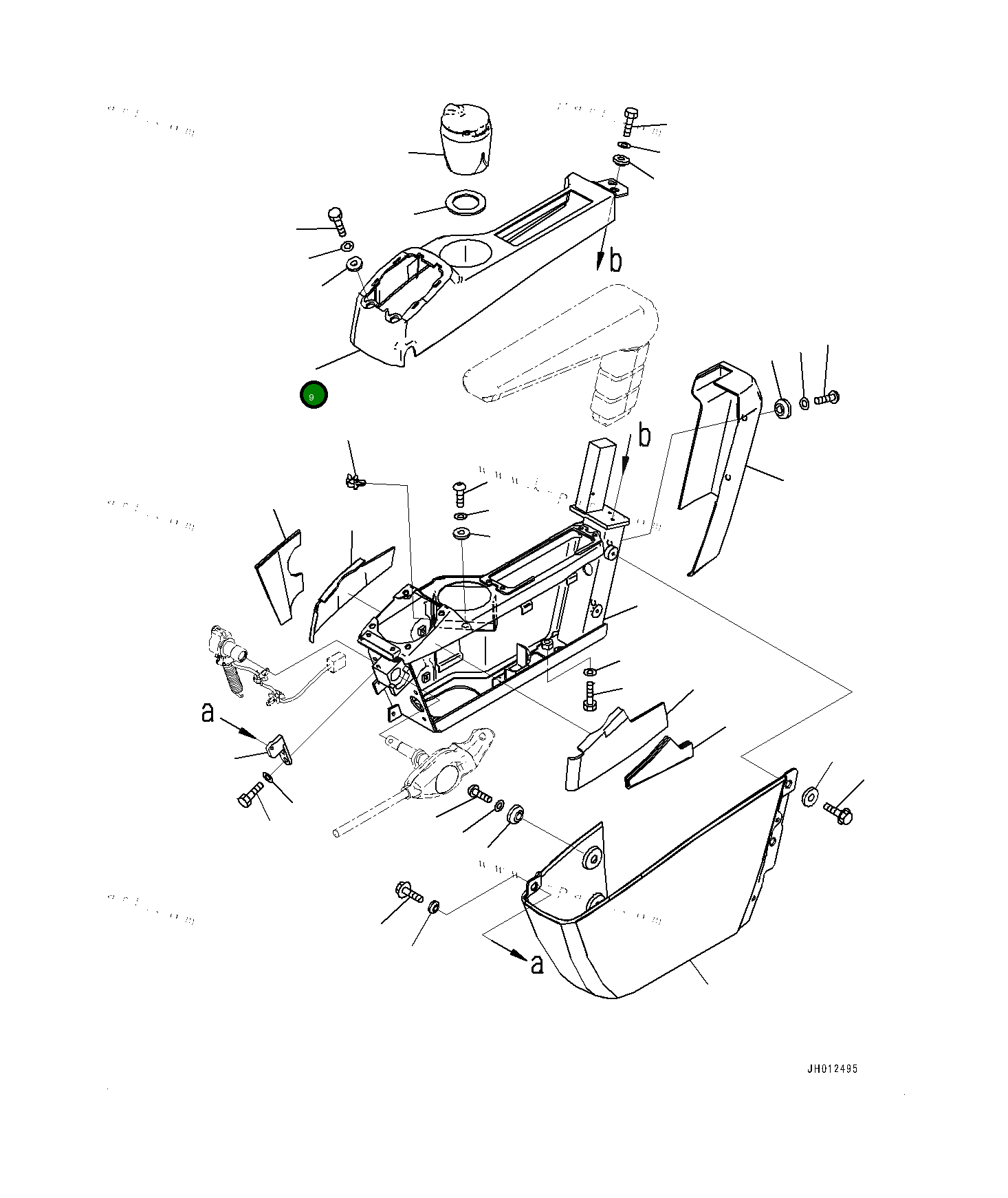 Крышка 20Y4341424 Komatsu