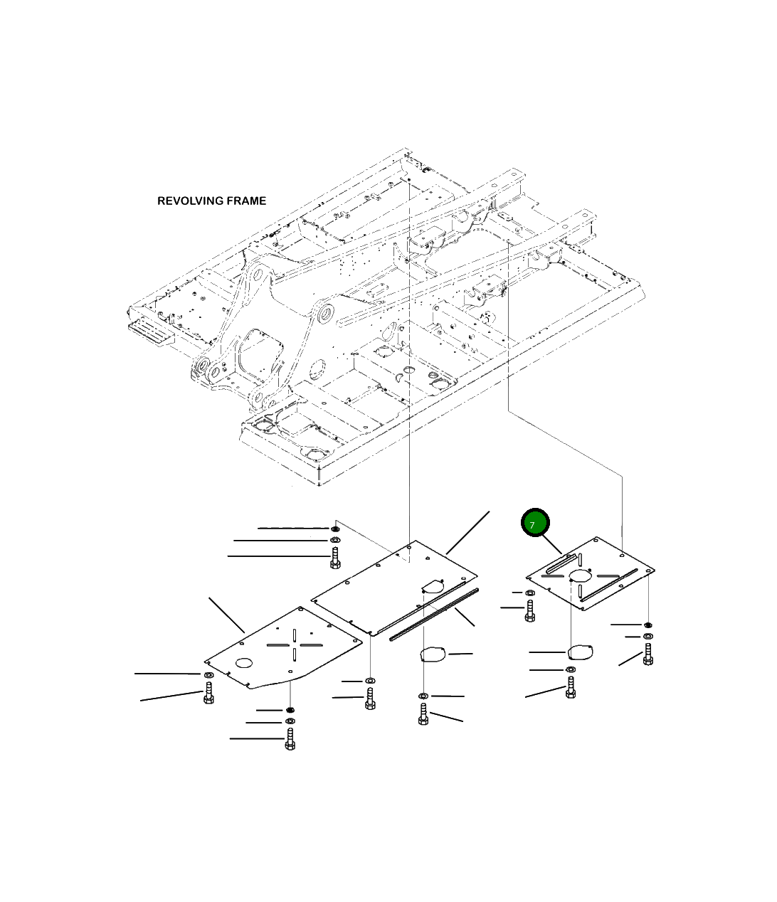 Крышка 207-54-42251  Komatsu