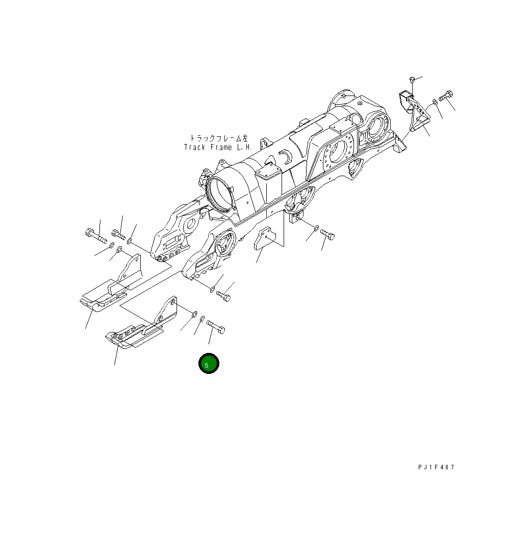 Болт 01010-82765 Komatsu