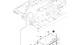 Крышка 207-54-75940 Komatsu