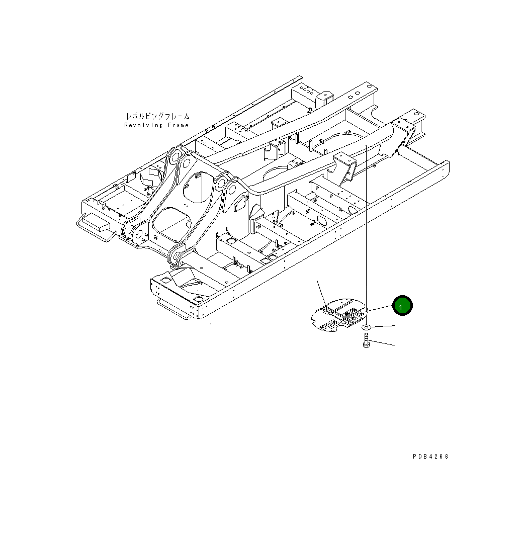 Крышка 209-54-78510  Komatsu