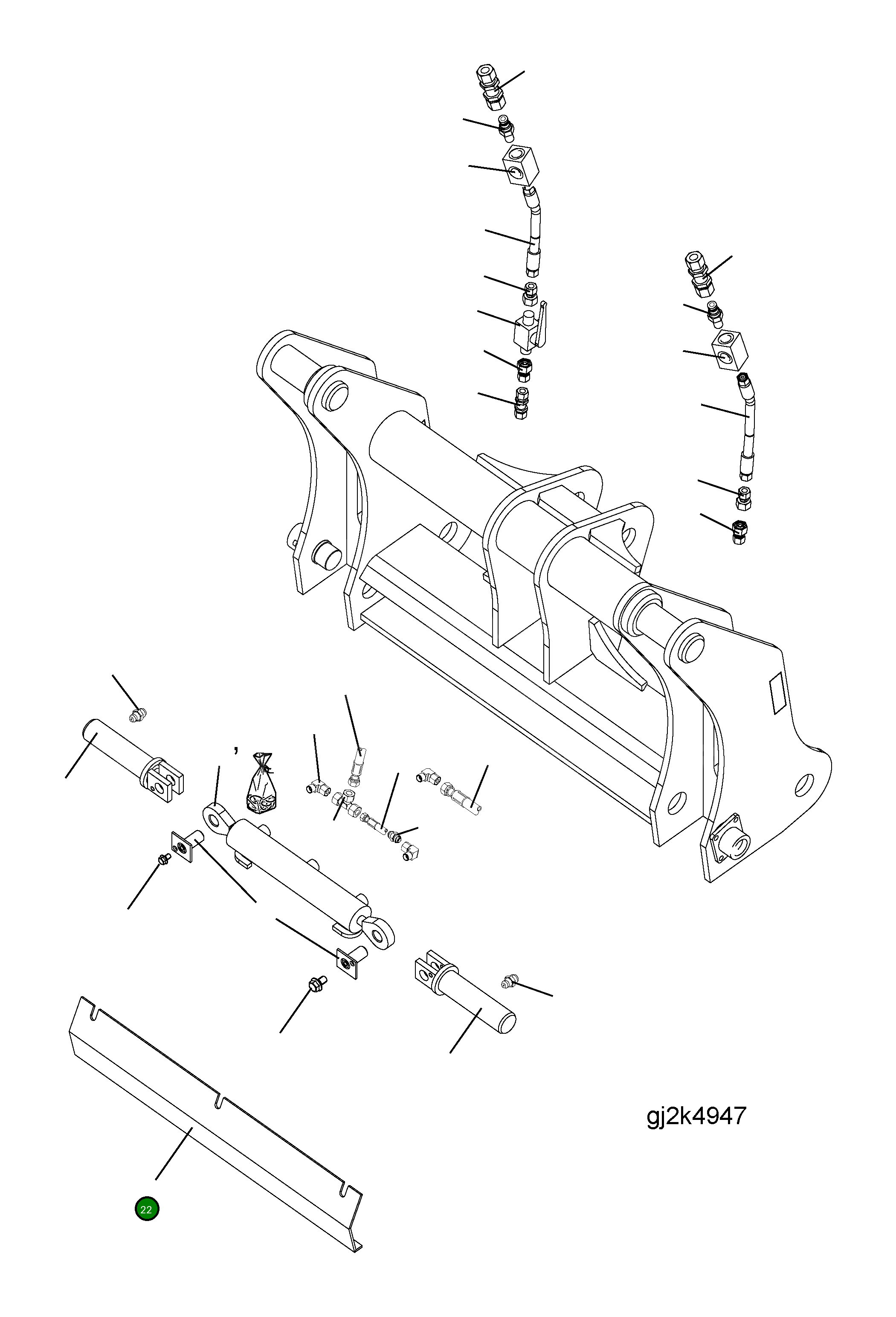 Крышка 417-71-H0P12 Komatsu