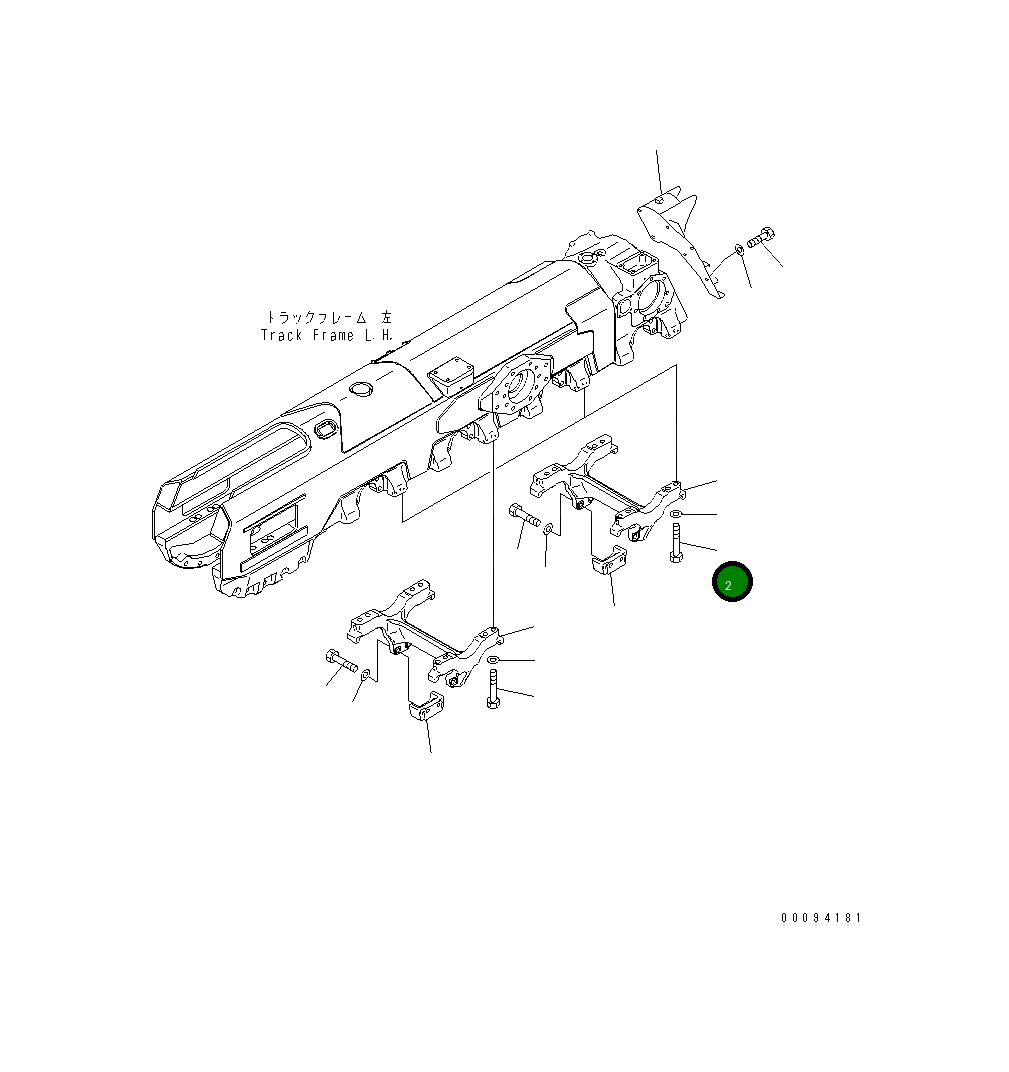 Болт 01011-83675 Komatsu