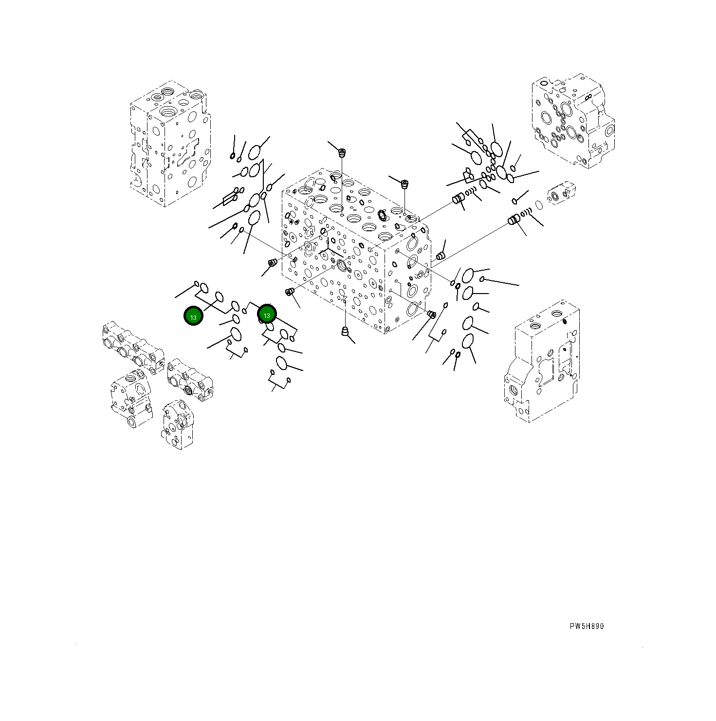 Кольцо уплотнительное (O-Ring) 722-12-19070 Komatsu