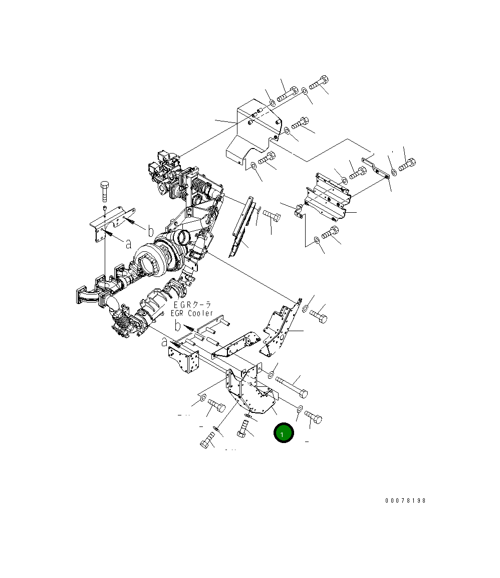 Крышка 6261-11-8690 Komatsu