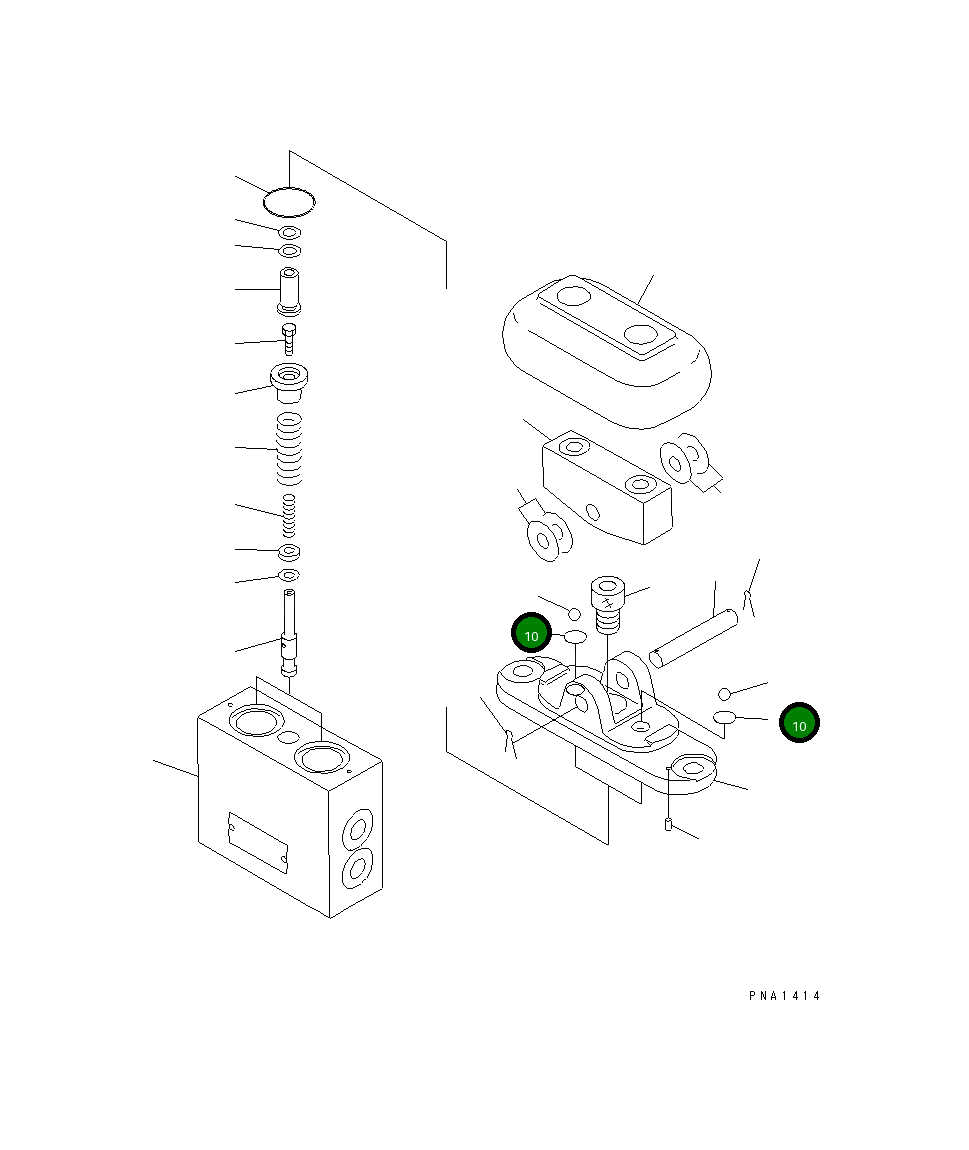 Кольцо уплотнительное (O-Ring) NY86710-01010  Komatsu