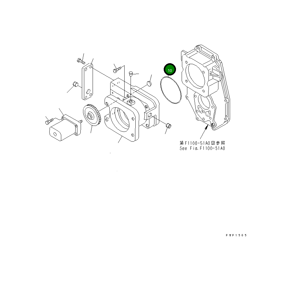 Кольцо уплотнительное (O-Ring) 20E-14-K1420 Komatsu