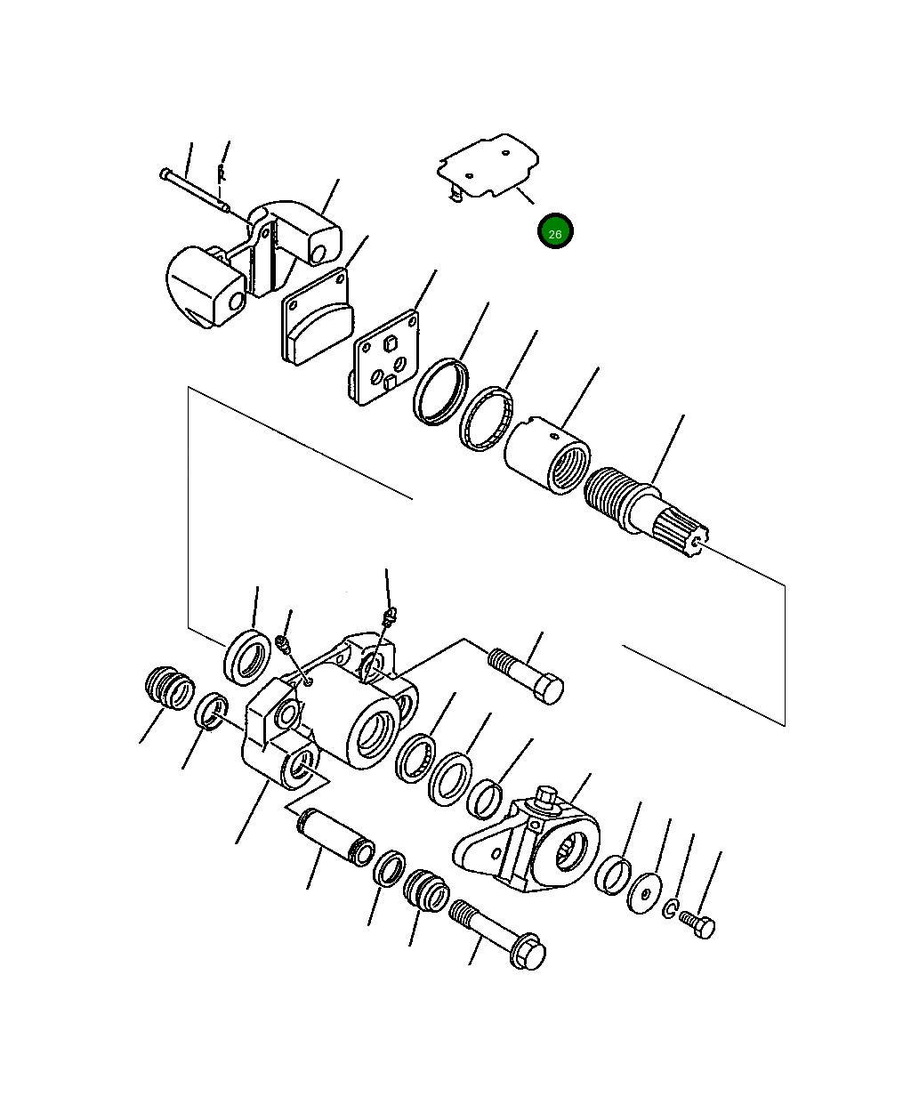 Крышка 421-43-15750 Komatsu
