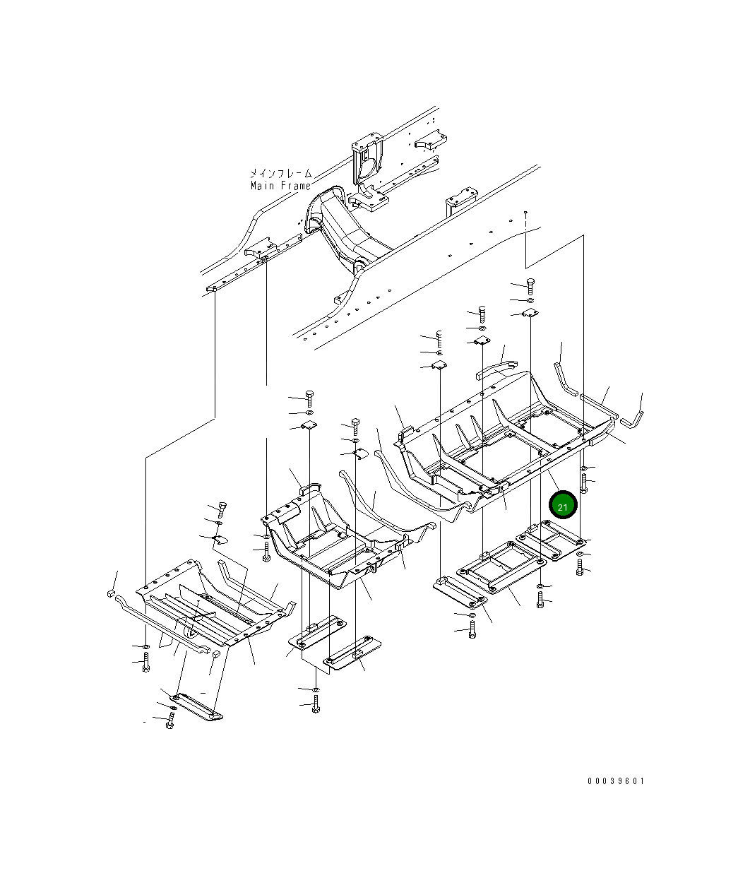 Крышка 154-54-77760  Komatsu