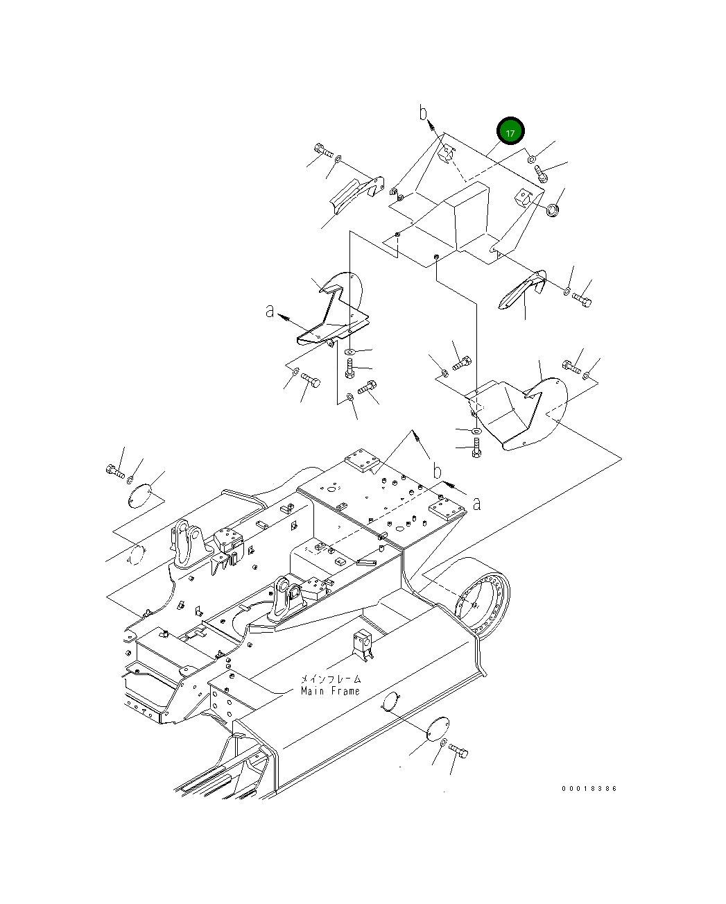 Крышка 11Y-30-23231 Komatsu