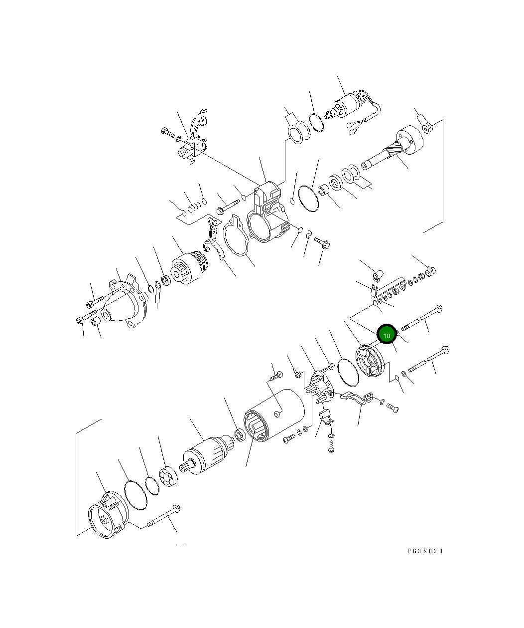 Кольцо уплотнительное (O-Ring) SD6414-03240 Komatsu