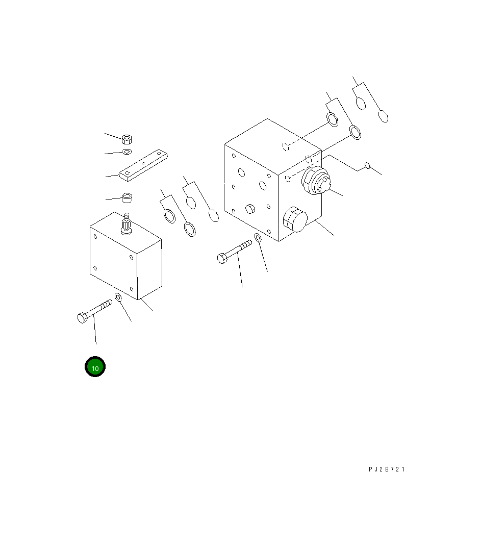 Болт 263-60-19210 Komatsu