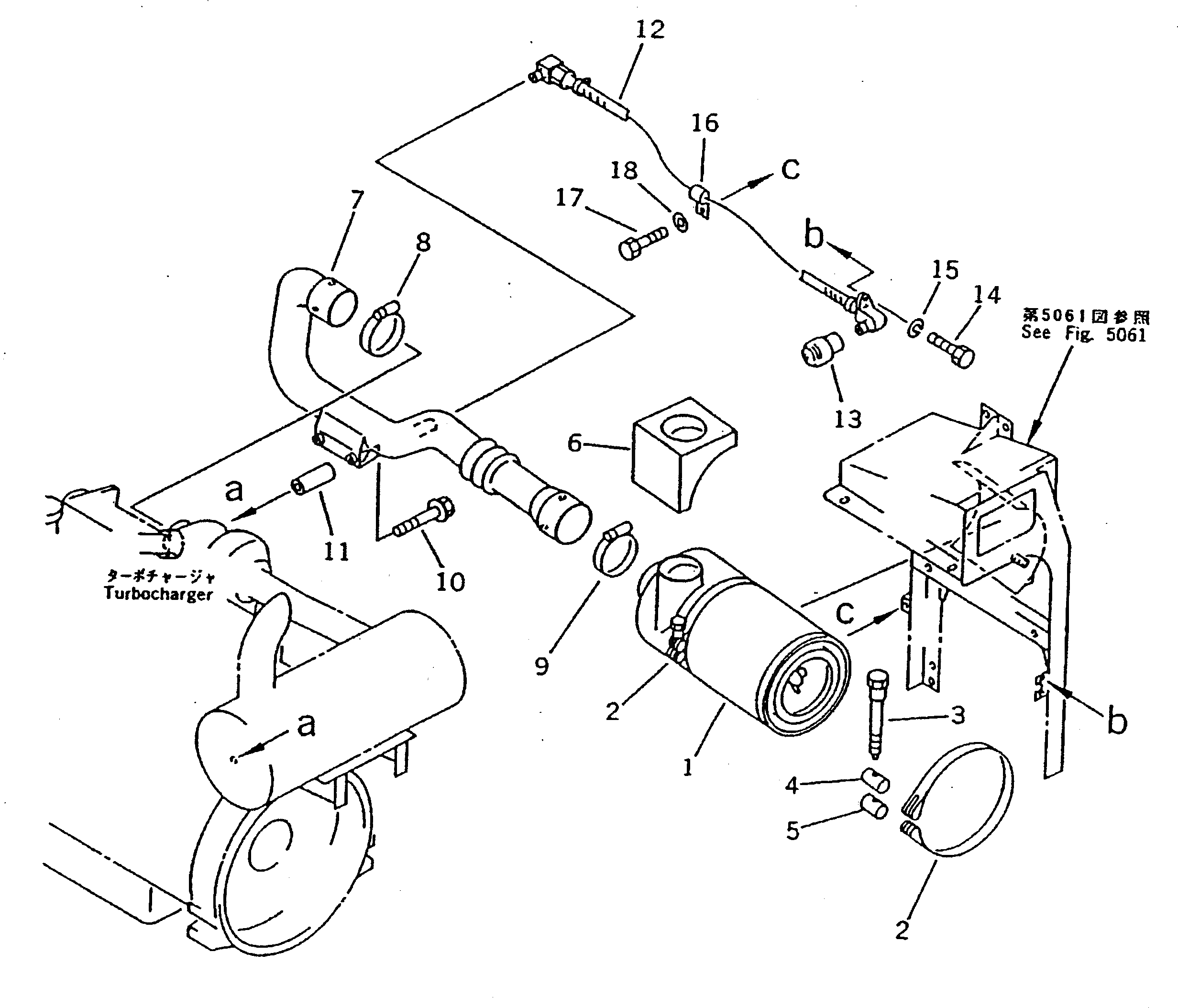 Болт 01436-21005 Komatsu