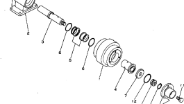 Кольцо 103-30-25180 Komatsu