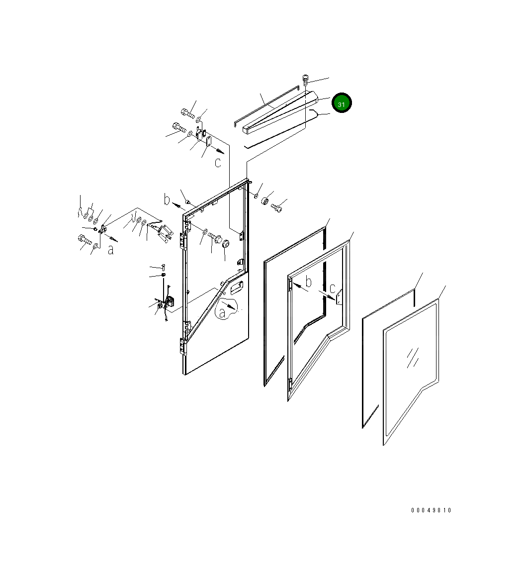 Крышка 426-56-31370 Komatsu