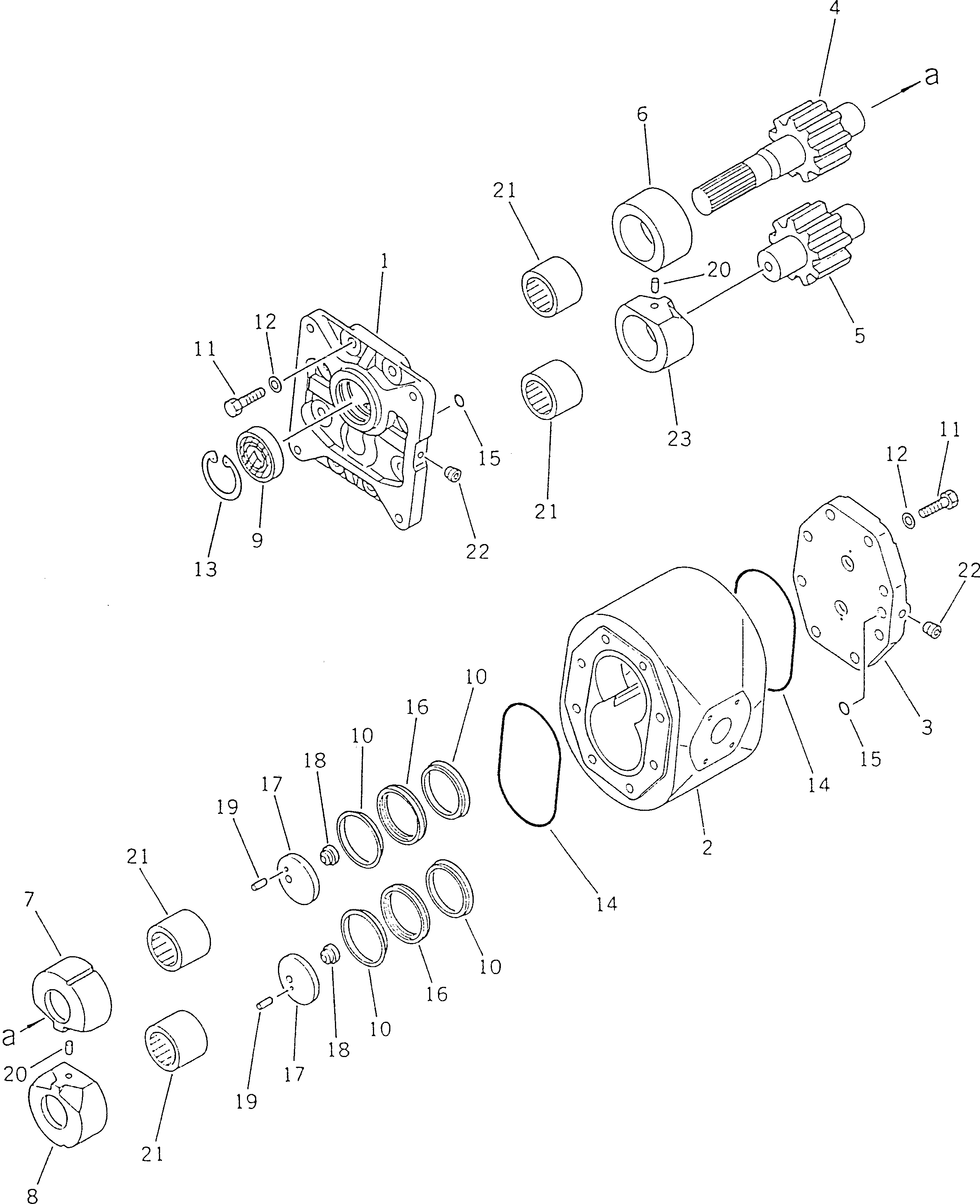 Кольцо уплотнительное (O-Ring) 07443-66140  Komatsu