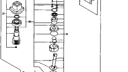 Комплект уплотнений YM172183-73460 Komatsu