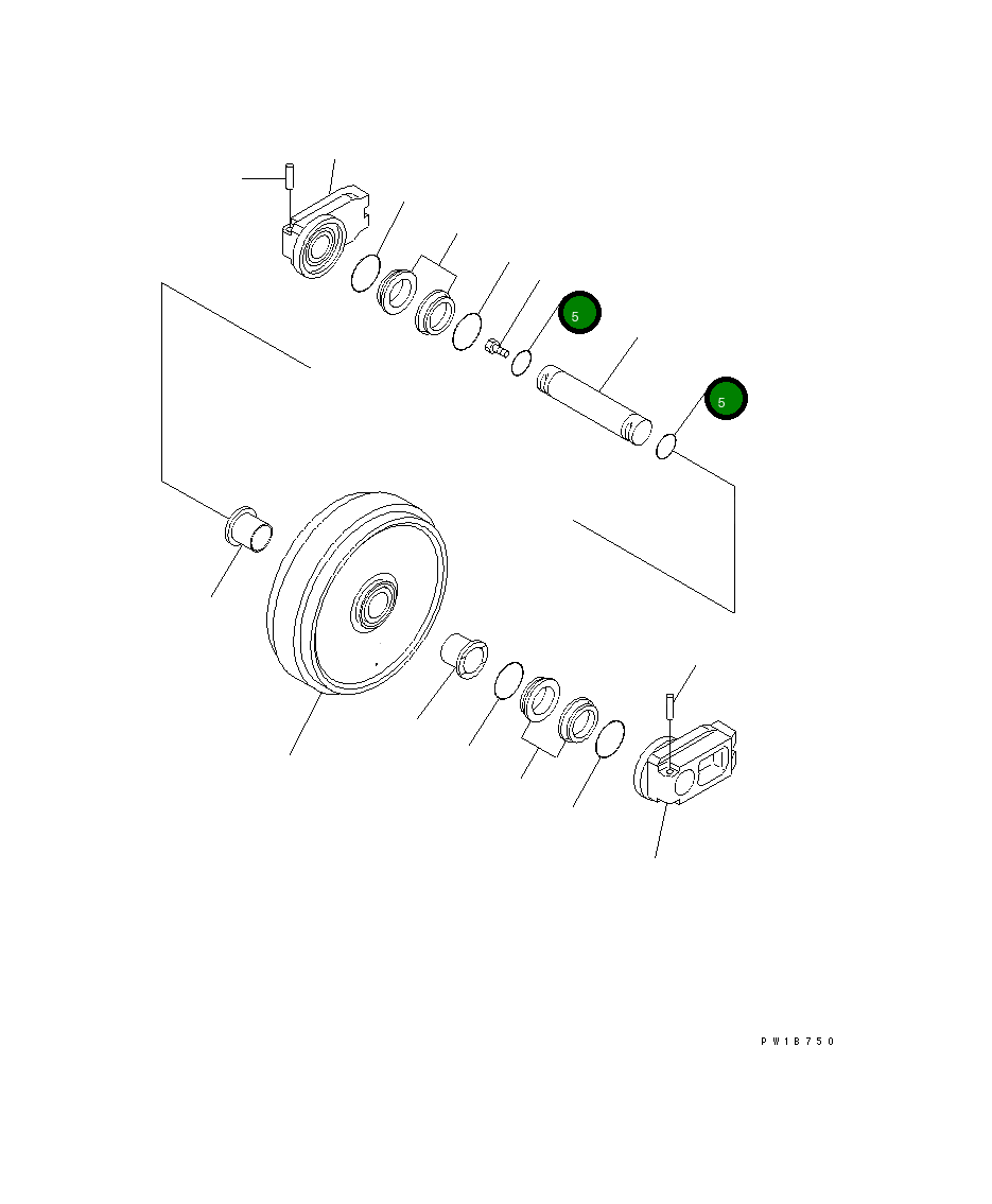 Кольцо уплотнительное (O-Ring) 20Y-30-26200 Komatsu