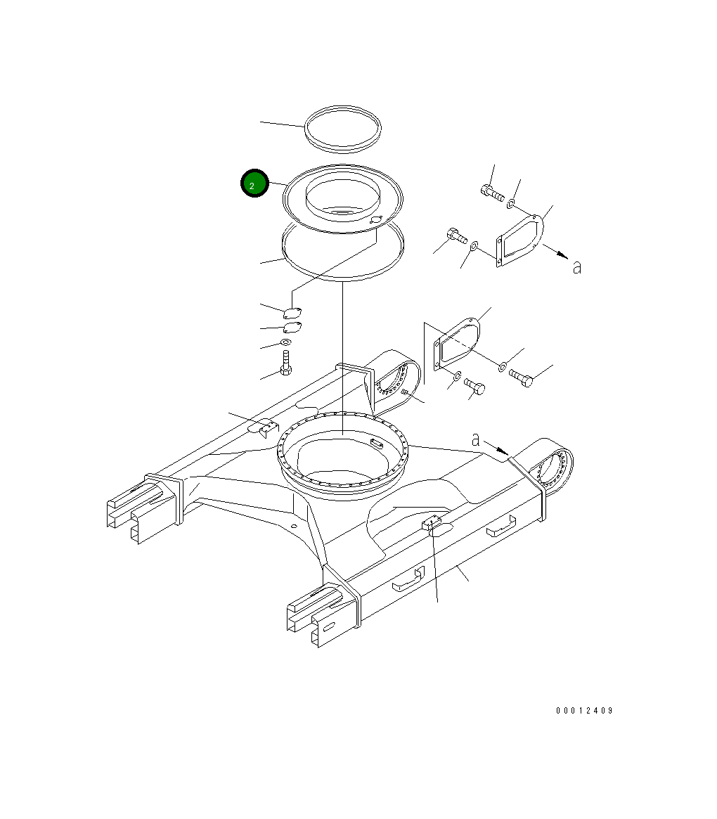 Крышка 203-30-61152 Komatsu