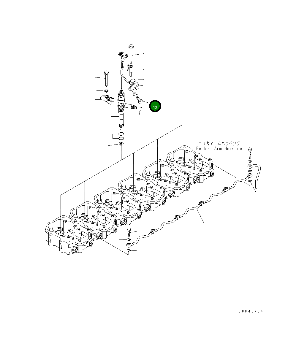 Болт 6156-81-9130 Komatsu