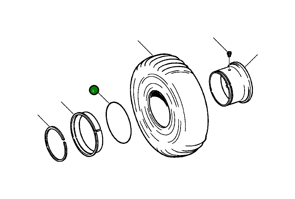 Кольцо уплотнительное (O-Ring) 138 548 H1 Komatsu