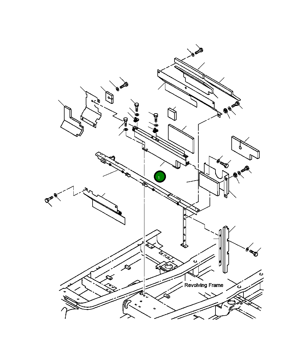 Крышка 208-54-61820 Komatsu