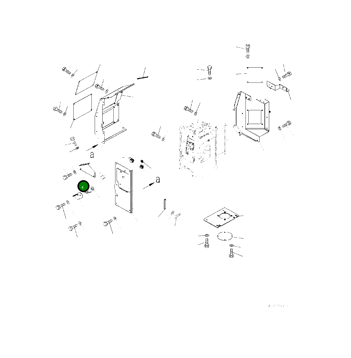 Крышка 423-02-69891 Komatsu