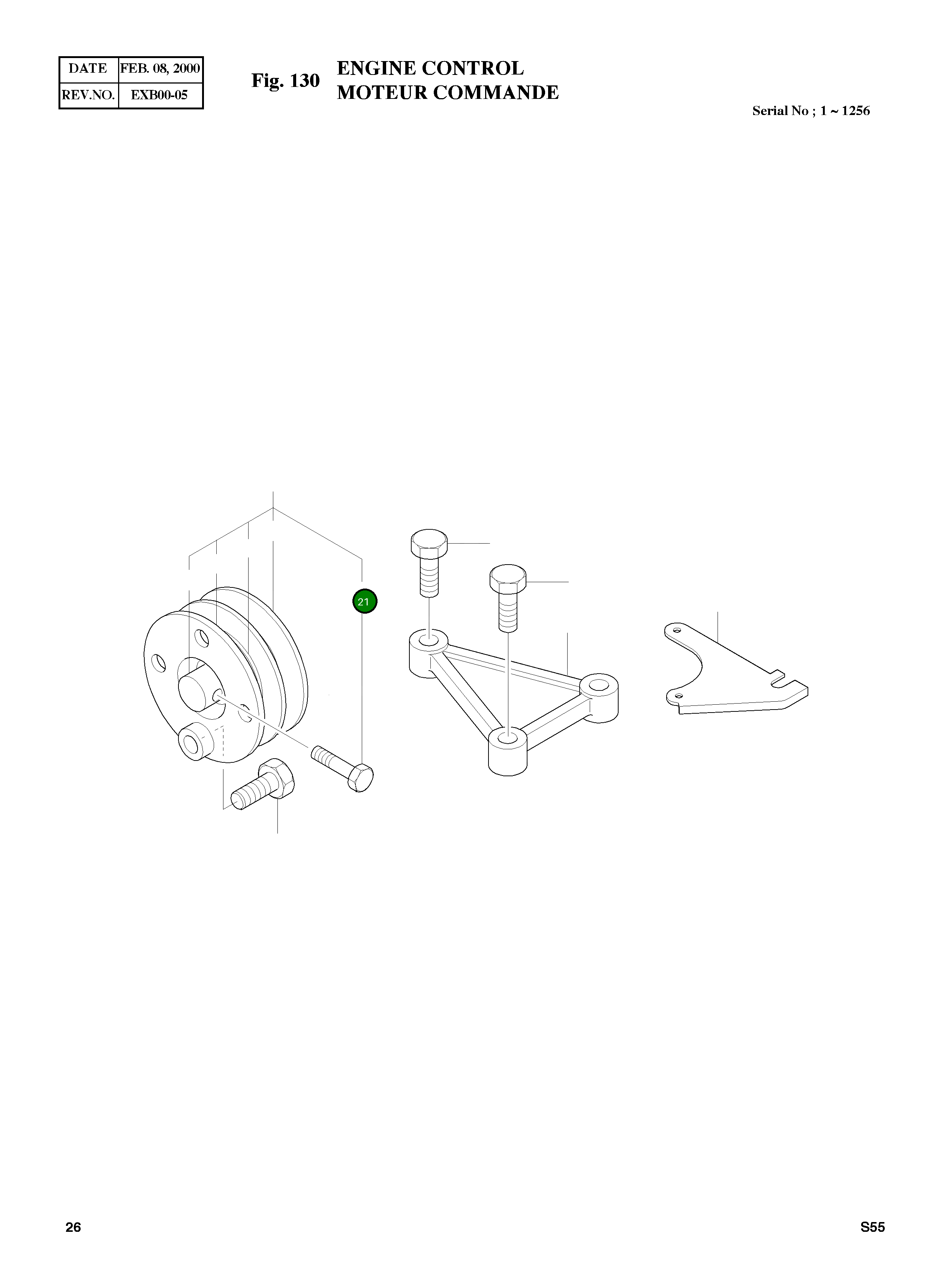 Болт 894400-0340 Komatsu