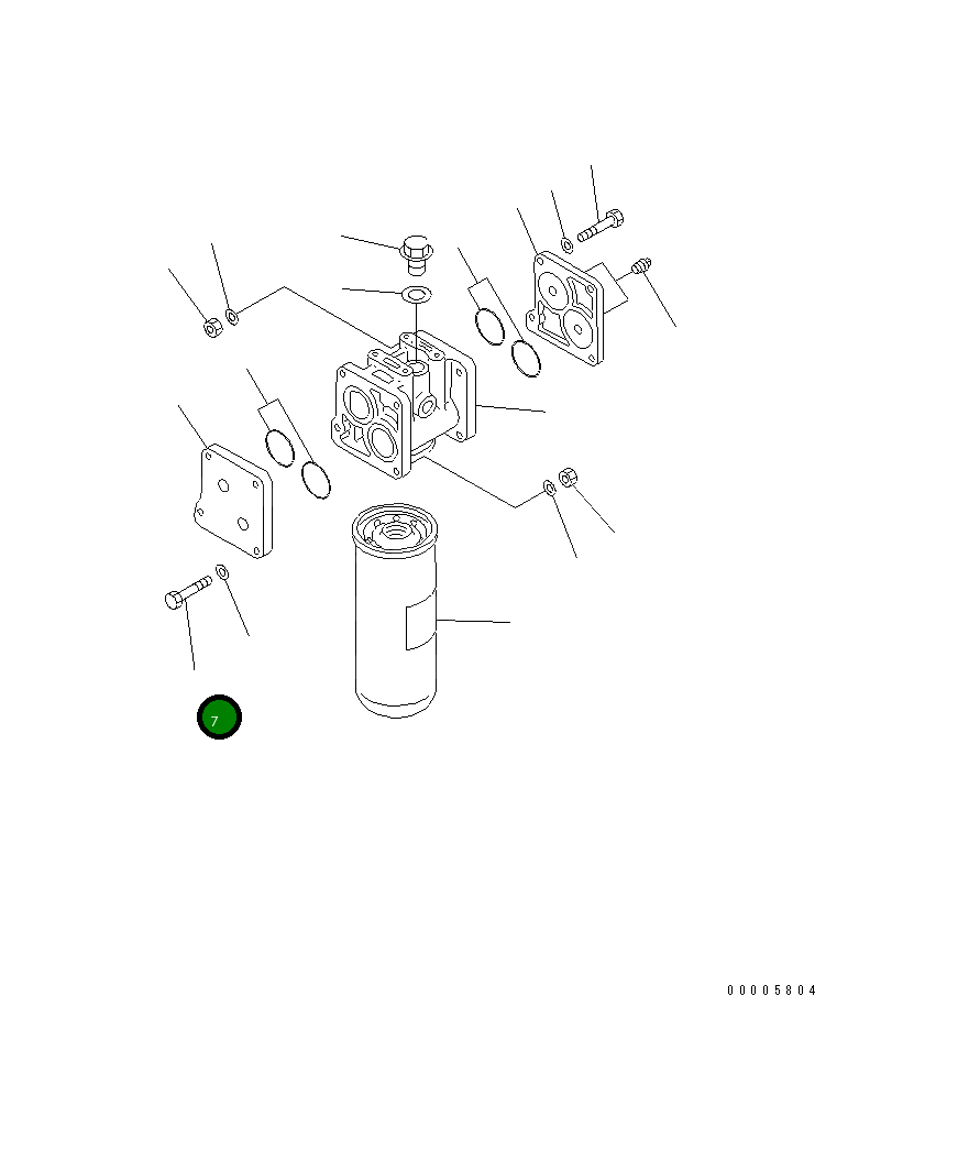 Болт 01010-51050 Komatsu