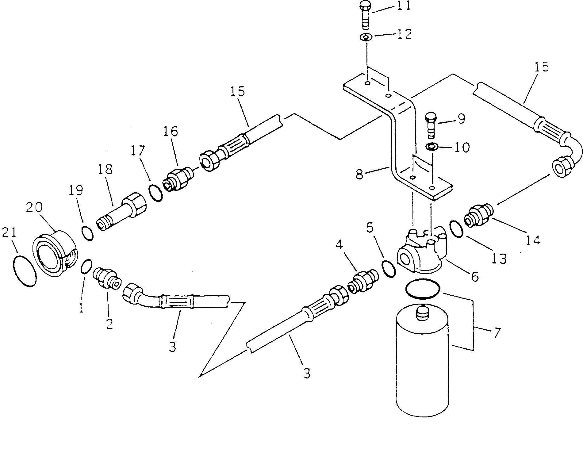 Кольцо уплотнительное (O-Ring) BW055009 Komatsu