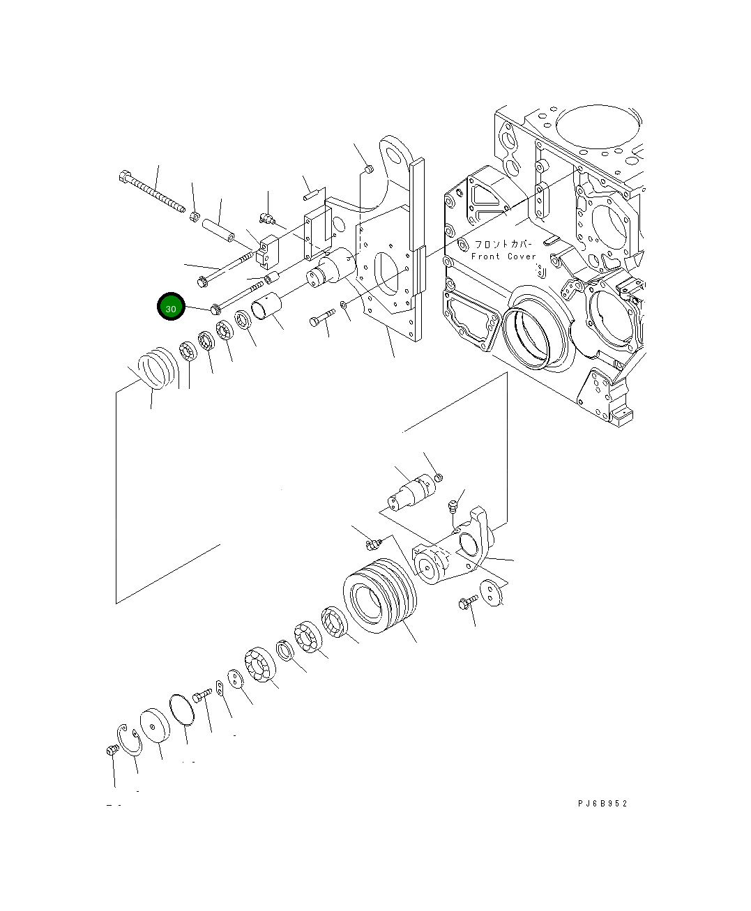 Болт 01437-11040 Komatsu