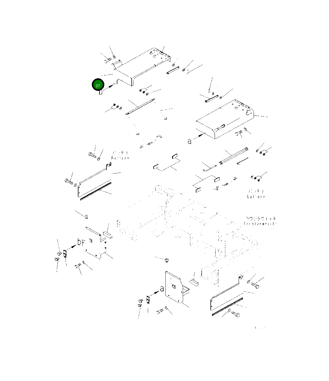 Крышка 418-06-61531  Komatsu