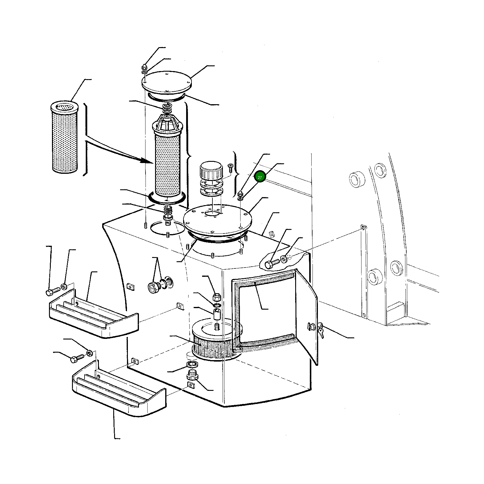 Кольцо уплотнительное (O-Ring) 855021433 Komatsu