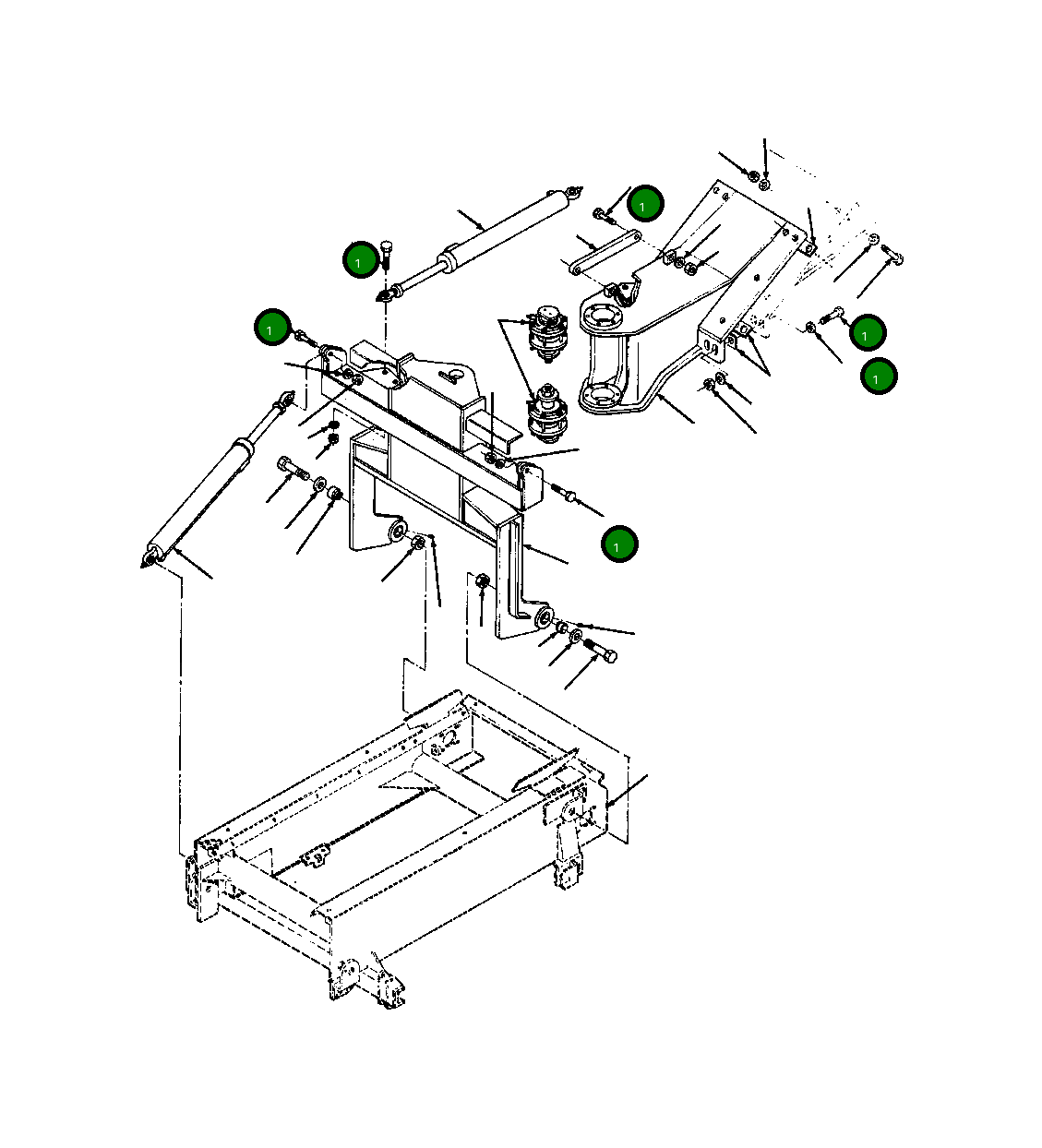 Болт 100 374 Komatsu