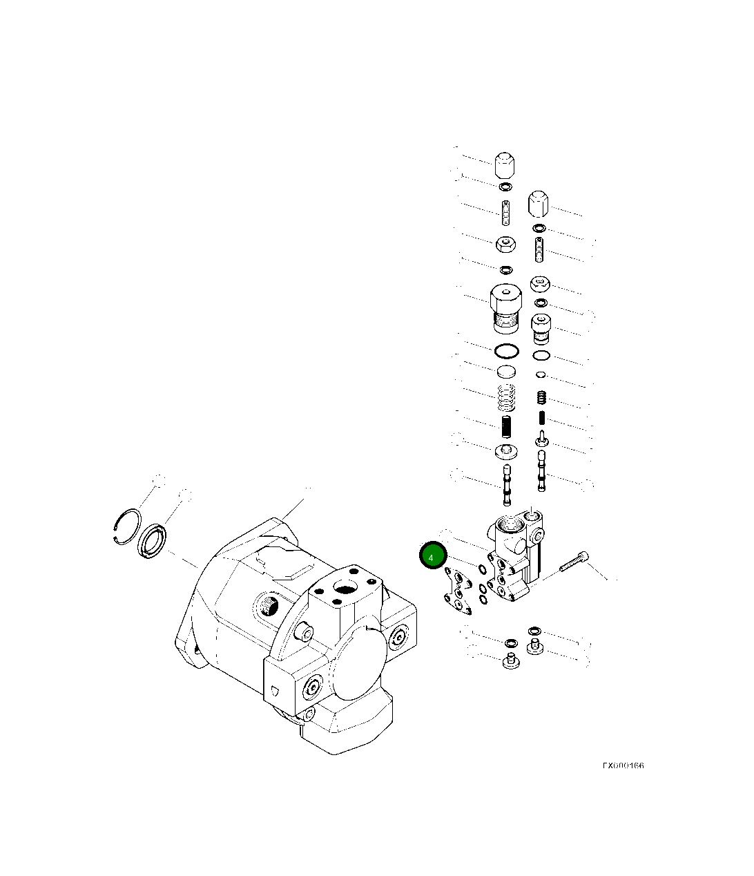 Кольцо уплотнительное (O-Ring) 16856 Komatsu